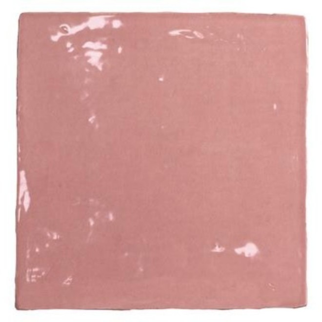 Wandtegel Dutch 13x13cm Vierkant Glossy Pink
